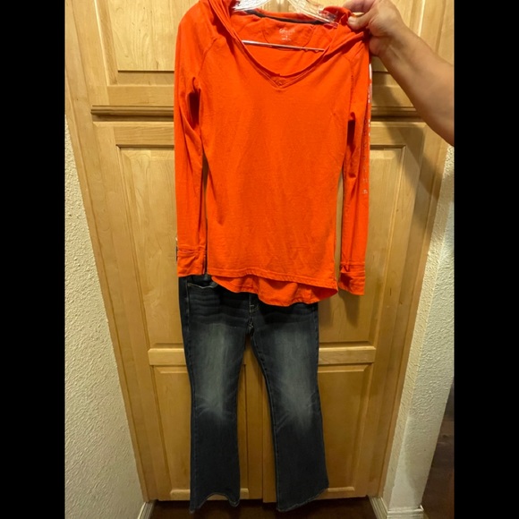 American Eagle Outfitters Denim - American Eagle Outfitters jeans size 6 short Calvin Klein long  top  size S